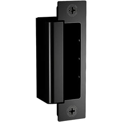 Electric Strikes; Product Type: Electric Door Strike; Type: Fail Safe/Fail Secure; Length (Inch): 4.88; Power Type: Electric; Width (Inch): 1; Strike Material: Stainless Steel; Door Frame Material: Hollow Metal & Wood; Finish/Coating: Black; Faceplate Wid