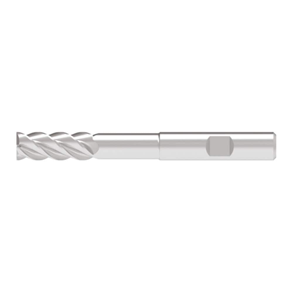 Square End Mill: 4 Flute, Solid Carbide