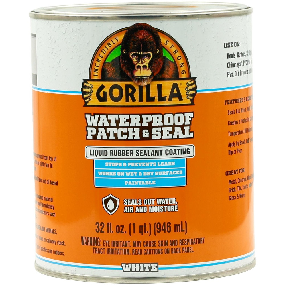 Caulk & Sealants; Chemical Type: Hybrid Polymer; Container Size: 32 fl oz; Container Type: Can; Color: White; Application: Roofs, Gutters, Skylights, Flashing, Chimneys (Exterior Use Only), PVC Pipe Joints, Windows, RVs, DIY Projects & More