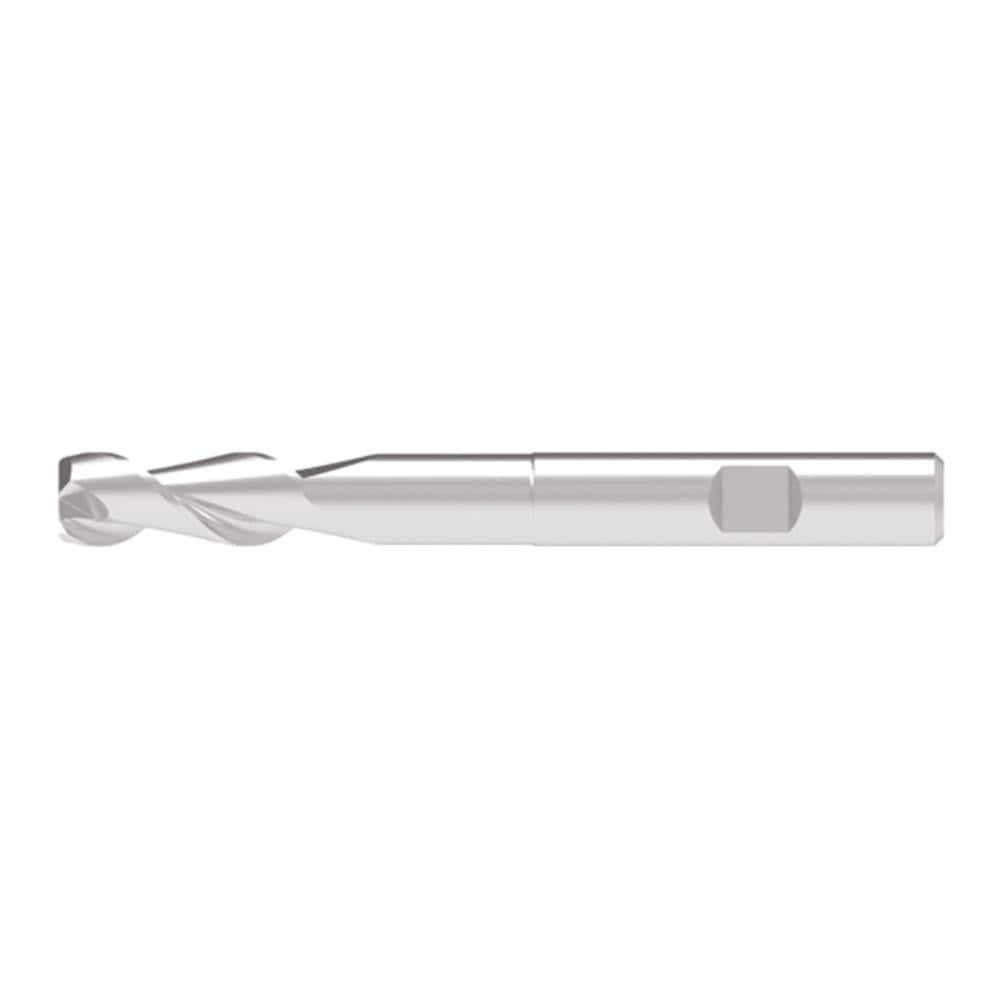 Square End Mill: 2 Flute, Solid Carbide