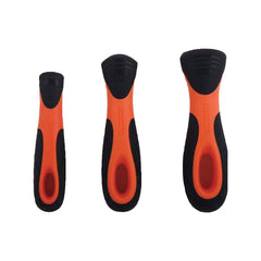 File Handles & Holders; Handle Diameter: 5; Attachment Type: Push-On; Handle Material: Plastic; Overall Length (Inch): 0.13; File Size Compatibility: 4 in, 12 in