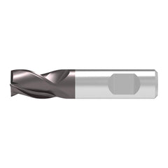 Square End Mill: 18.00 mm Dia, 20.00 mm LOC, 3 Flute, Solid Carbide