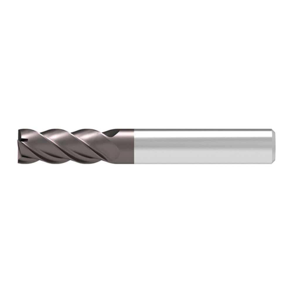 Square End Mill: 14.00 mm Dia, 30.00 mm LOC, 4 Flute, Solid Carbide