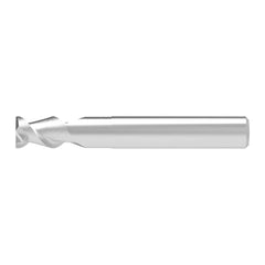 Square End Mill: 19.70 mm Dia, 32.00 mm LOC, 2 Flute, Solid Carbide