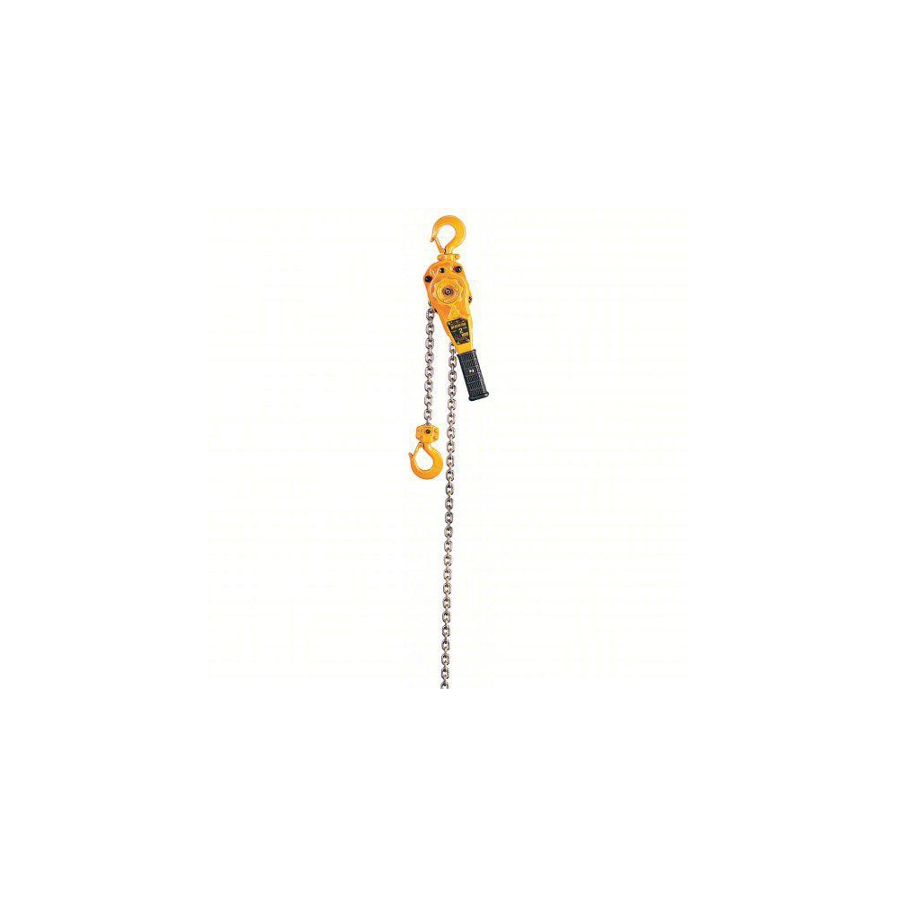 Manual Lever Hoist: 4000 lb Capacity, 15' Max Lift