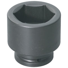 Impact Socket: 1-1/2" Drive, 6-7/8" Socket, Hex Drive