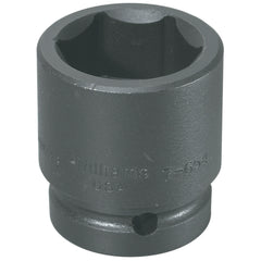 Impact Socket: 1" Drive, 4-1/4" Socket, Hex Drive