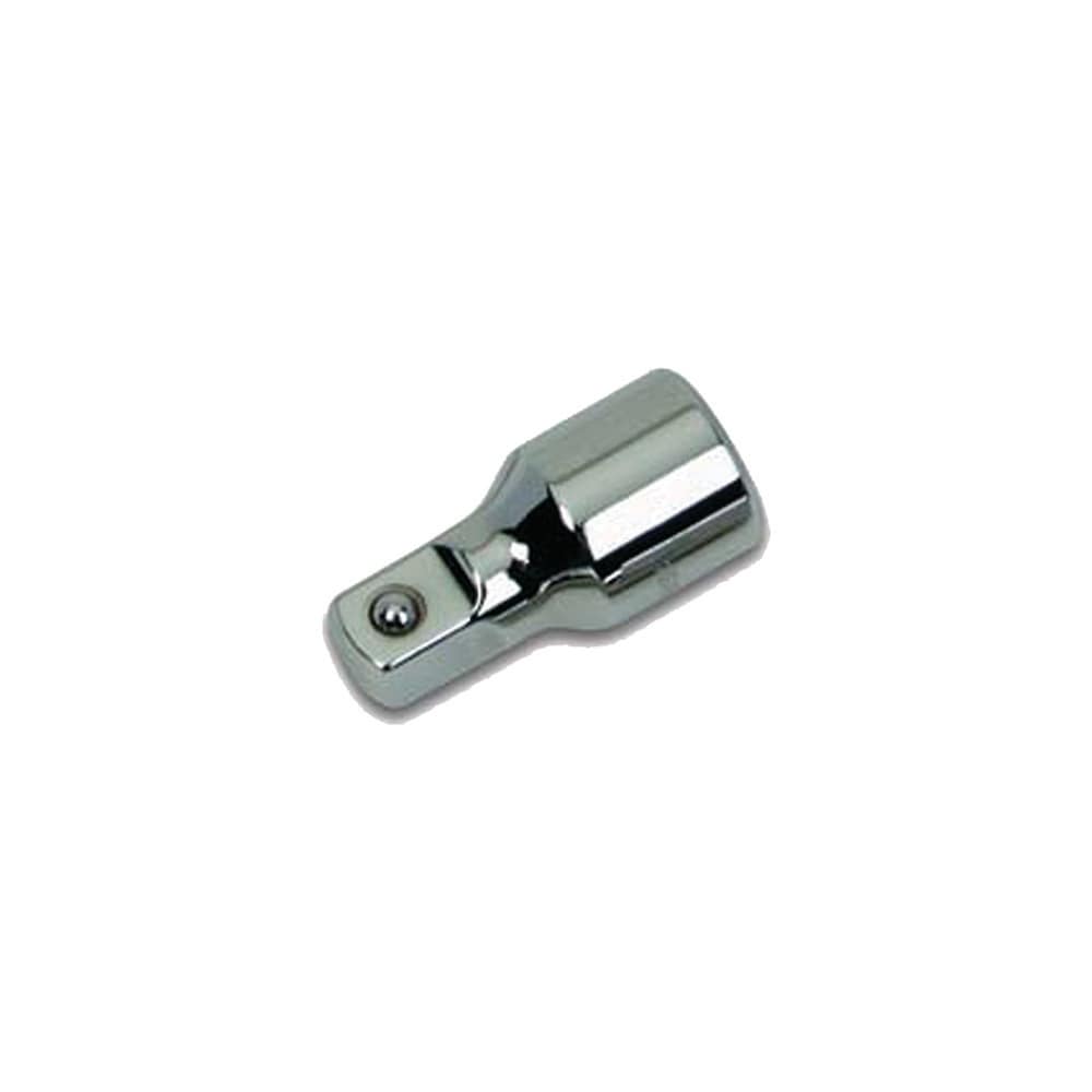 Socket Extensions; Extension Type: Ball Locking; Drive Size: 1/2; Finish: Polished Chrome; Overall Length (Inch): 2.00; Overall Length (mm): 51; Material: Steel