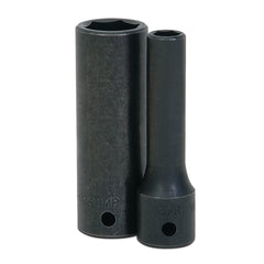 Impact Socket: 1/2" Drive, 1-1/8" Socket, Hex Drive