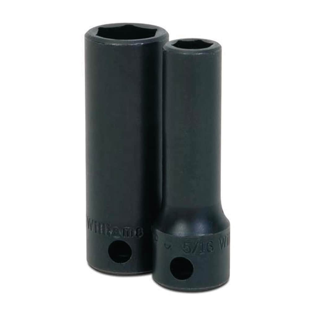 Impact Socket: 3/8" Drive, 3/4" Socket, Hex Drive