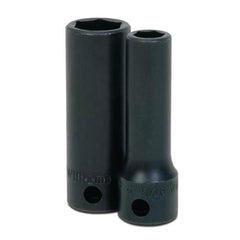 Impact Socket: 3/8" Drive, 1/2" Socket, Hex Drive