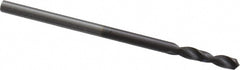 Screw Machine Length Drill Bit: 0.0709" Dia, 118 deg Point, Solid Carbide