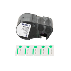 Labels, Ribbons & Tapes; Application: Label Printer Cartridge; Type: Label Printer Cartridge; Color Family: Green; Color: Black on Green, White