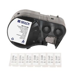 Labels, Ribbons & Tapes; Application: Label Printer Cartridge; Type: Label Printer Cartridge; Color Family: White; Color: Black on White