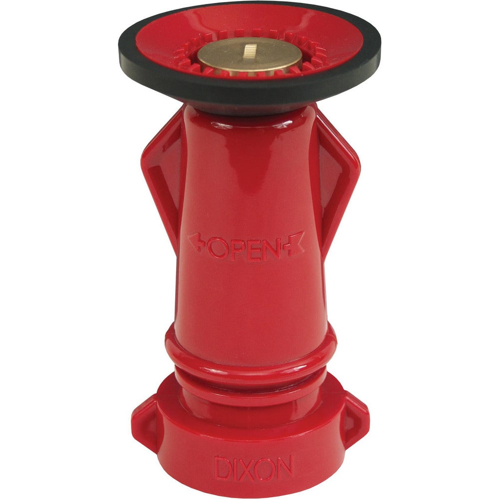 Hose Nozzles; Nozzle Type: Industrial Fog, Washdown; Material: Polycarbonate; Hose Diameter: 1.5; Maximum Pressure: 100; Thread Standard: NST; Thread Size: 1-1/2; Color: Red