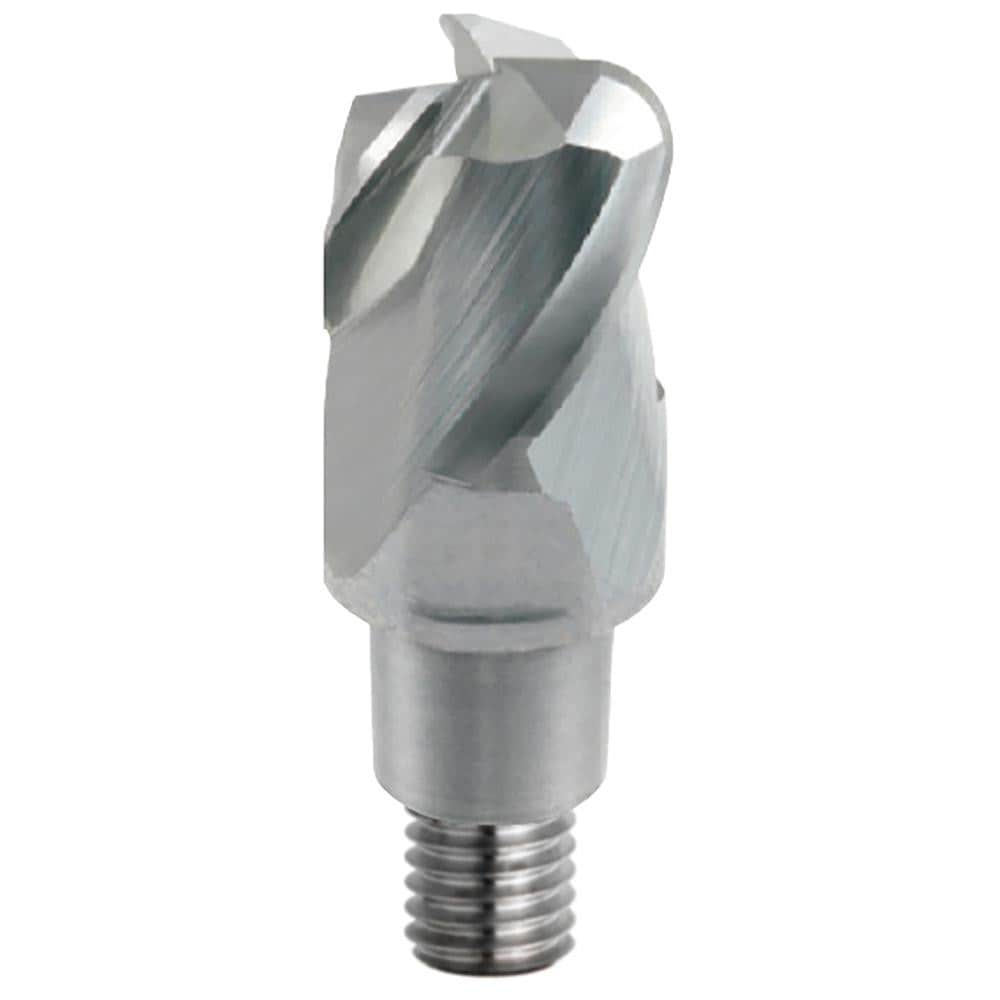 Corner Radius & Corner Chamfer End Mill Heads; Mill Diameter (mm): 19.05; Mill Diameter (Inch): 3/4; Length of Cut (mm): 15.2400; Number Of Flutes: 3