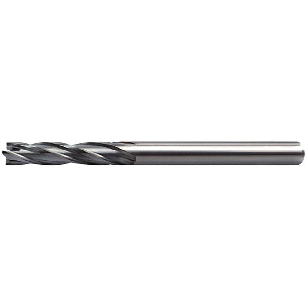 Square End Mill: 0.062" Dia, 0.0930" LOC, 4 Flute, Solid Carbide