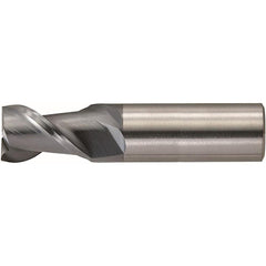 Square End Mill: 0.109" Dia, 0.1630" LOC, 2 Flute, Solid Carbide