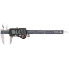 Electronic Caliper: 0 to 6", 0.0005" Resolution, IP67, For Depth, Inside Diameter, Outside Diameter & Step