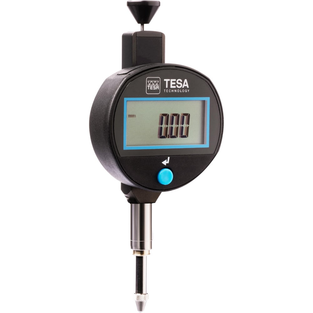 Electronic Test Indicator: 12.50 mm Max, Indication Error On The Measuring Range (MPEE, Retractable Plunger): 10¬†¬µm¬†¬± 1 Digit & Indication Error On Partial Measuring Range (MPEP, 1 Mm): 8 ¬µm Accuracy, Steel Contact Point