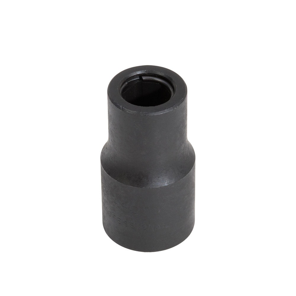 Hex Bit Holder: 1-5/16" OAL, Black, Steel