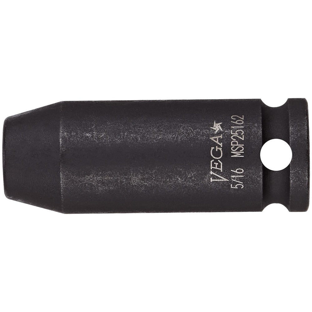 Impact Socket: 3/8" Drive, 1/2" Socket, Square Drive