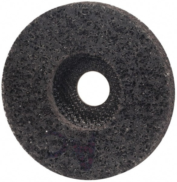 Deburring Disc: 4-1/2" Dia, 7/8" Hole, Coarse Grade, Aluminum Oxide