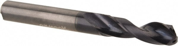 Screw Machine Length Drill Bit: Size #31, 140 deg Point, Solid Carbide