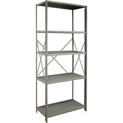 Steel Shelving; Shelf Type: Open Beaded Post Adder; Starter or Add-On: Starter; Adjustment Type: Clip; Boltless: Yes; Shelf Capacity: 850; Mount Type: Floor