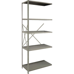 Steel Shelving; Shelf Type: Open Angle Adder Unit; Starter or Add-On: Add-On; Adjustment Type: Clip; Boltless: Yes; Shelf Capacity: 850; Mount Type: Floor