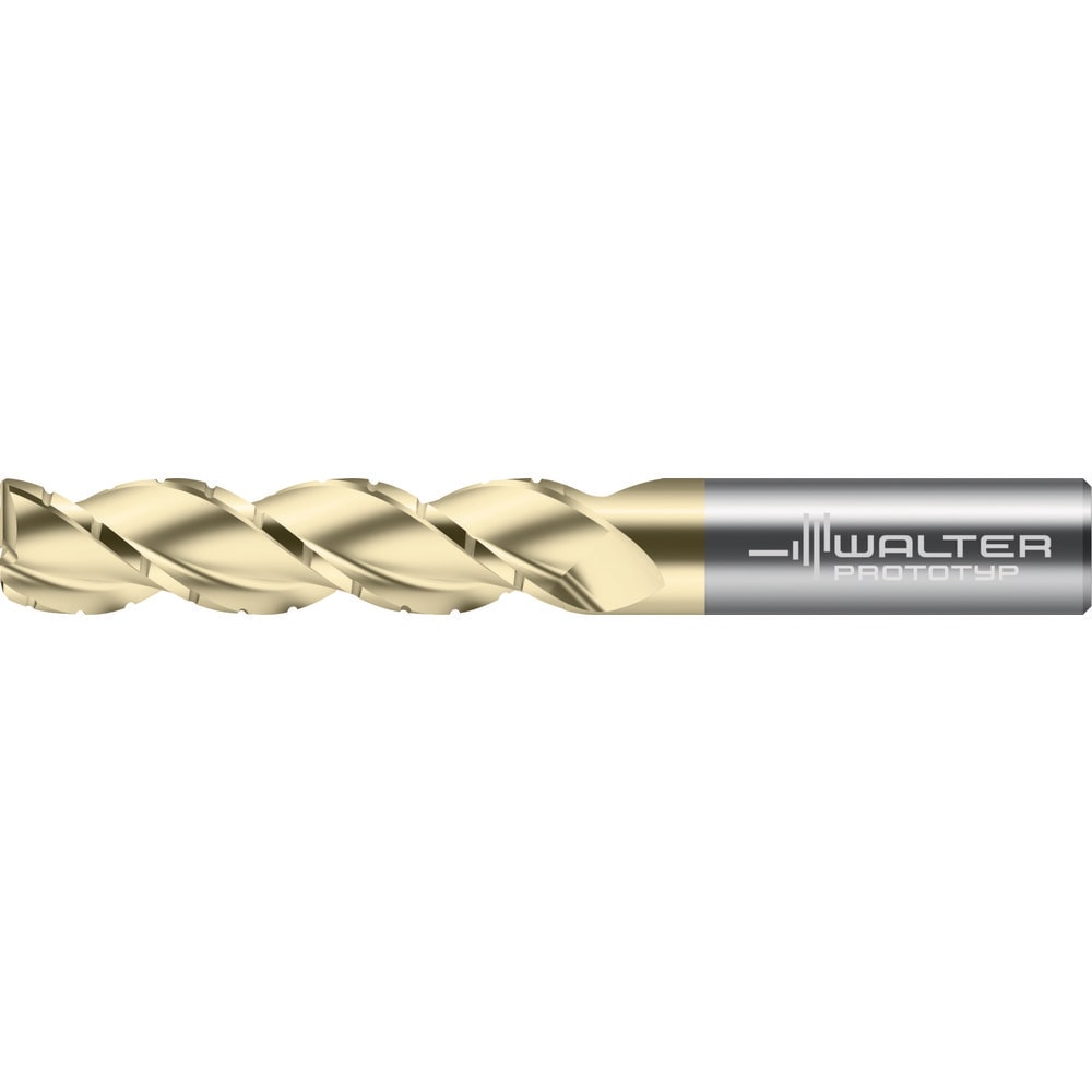 Corner Radius End Mill: 3/4" Dia, 1-5/8" LOC, 0.0300" Radius, 3 Flute, Solid Carbide