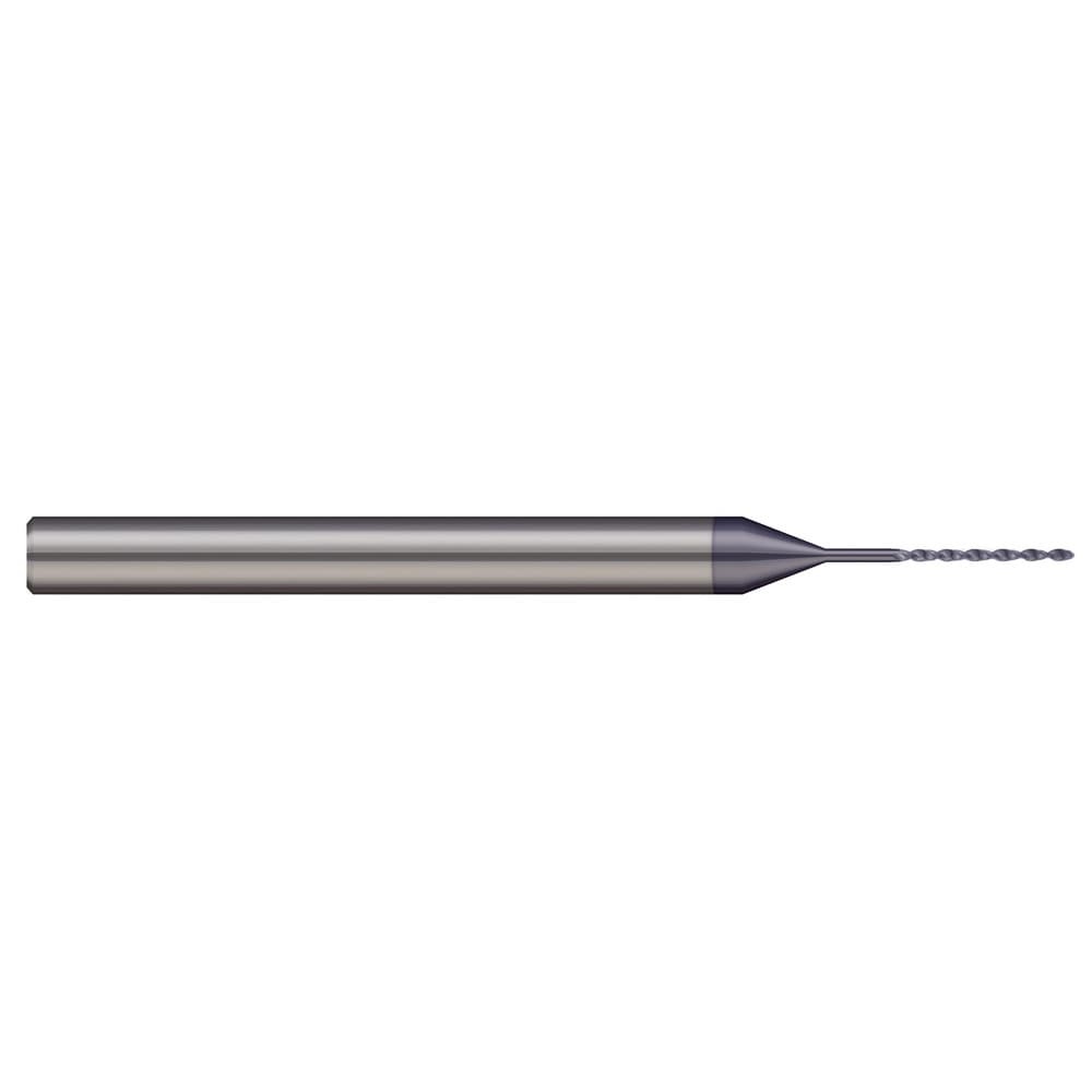 Micro Drill Bit: 0.0520" Dia, 130 deg, Solid Carbide