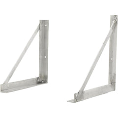 Trailer & Truck Cargo Accessories; Type: L Shape Brackets; For Use With: TC-242448 & TC-242460 Underbody Trailer Tool Cabinets; Material: Aluminum; Length: 24; Width (Inch): 2-1/2