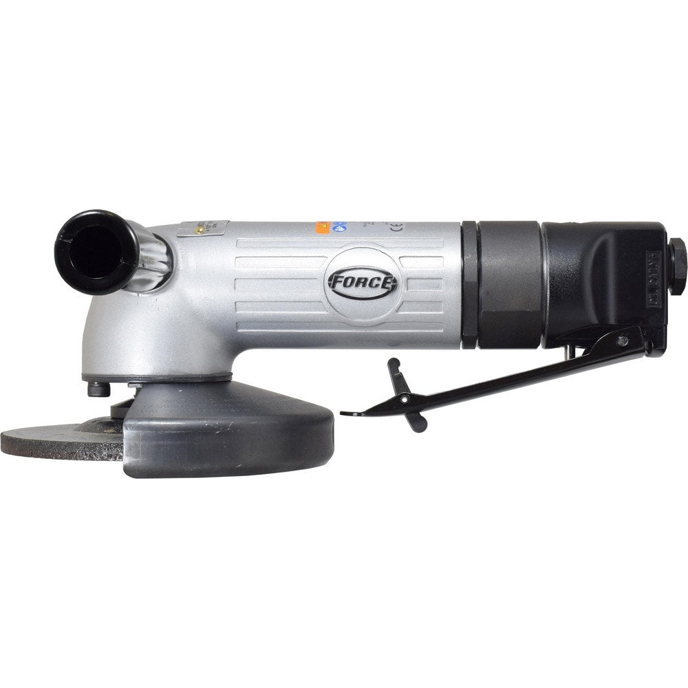 Air Angle Grinder: 4-1/2" Wheel Dia, 12,000 RPM