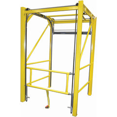 Rail Safety Gates; Material: Steel; Overall Width: 95.22 in; Width (Inch): 95-1/4; Self Closing: No; Color: Safety Yellow