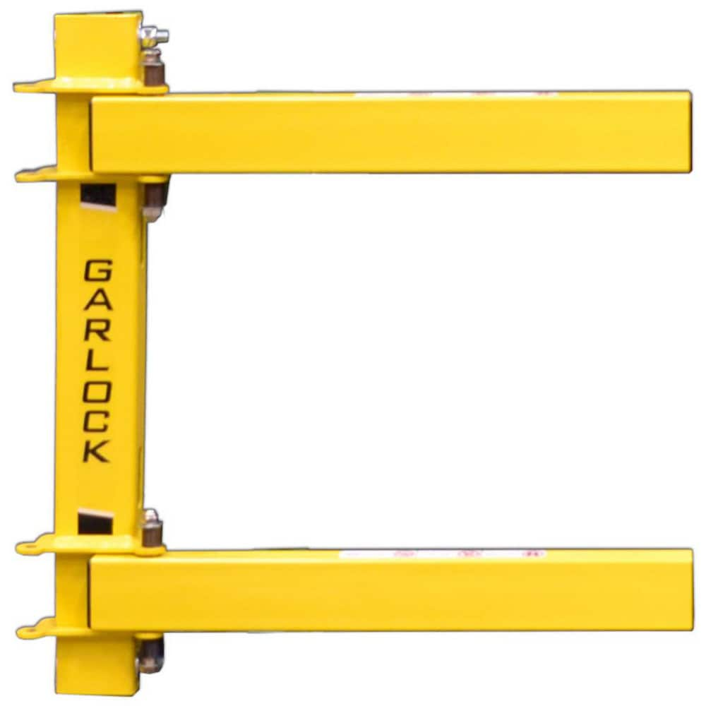 Rail Safety Gates; Opening Size: 48.0000 in; Material: Steel; Overall Width: 28 in; Width (Inch): 28; Self Closing: No; Color: Safety Yellow