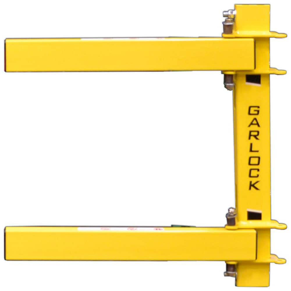 Rail Safety Gates; Opening Size: 48.0000 in; Material: Steel; Overall Width: 26.93 in; Width (Inch): 26-7/8; Self Closing: No; Color: Safety Yellow