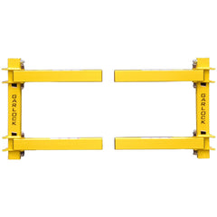 Rail Safety Gates; Opening Size: 48.0000 in; Material: Steel; Overall Width: 47.68 in; Width (Inch): 47-5/8; Self Closing: No; Color: Safety Yellow