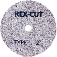 Deburring Wheel: 2-1/2" Dia, 1/8" Face Width, 1/4" Hole, Aluminum Oxide