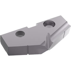 Spade Drill Insert: 35.70 mm Dia, Seat Size 3, Carbide, 132 deg Point