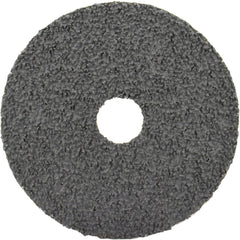 Fiber Disc:  4" Disc Dia, Arbor Hole, 36 Grit, Ceramic Alumina