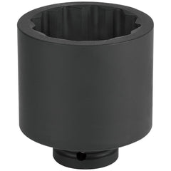 Impact Socket: 1" Drive, 4-1/8" Socket, Square Drive