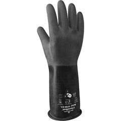 Chemical Resistant Gloves: SHOWA 879R, Butyl-Coated, Butyl, Unsupported, General Purpose Chemical-Resistant