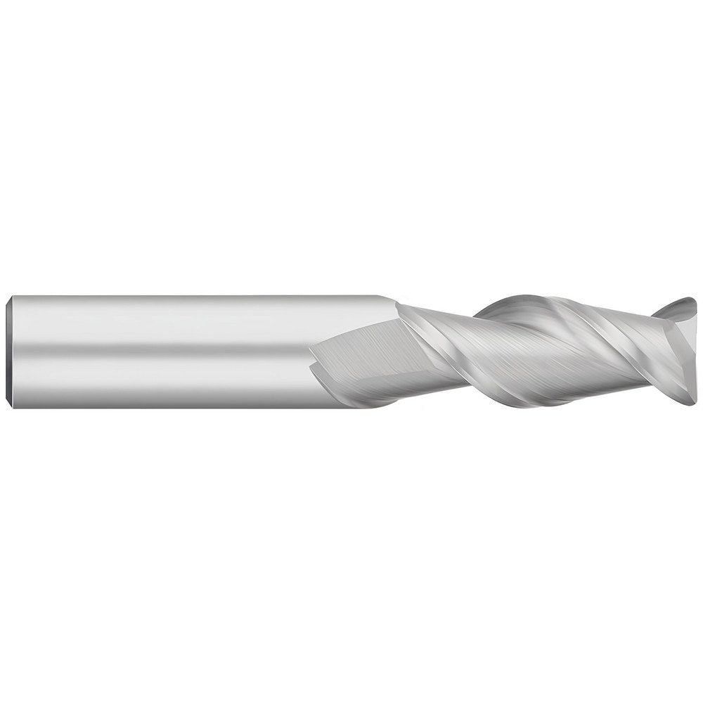 Corner Radius End Mill: 1/4" Dia, 3/4" LOC, 0.0600" Radius, 2 Flute, Solid Carbide