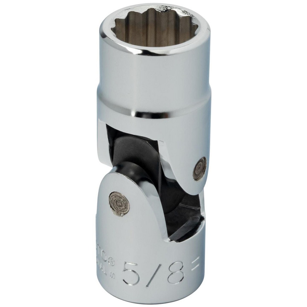 Universal/Flex  Hand Socket: 1/2" Drive, 5/8" Socket, 12-Point