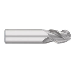 Ball End Mill: 3/4" Dia, 1-3/4" LOC, 3 Flute, Solid Carbide