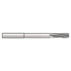 Chucking Reamer: 9/64" Dia, 2-1/2" OAL, 3/4" Flute Length, Straight-Cylindrical Shank, Solid Carbide