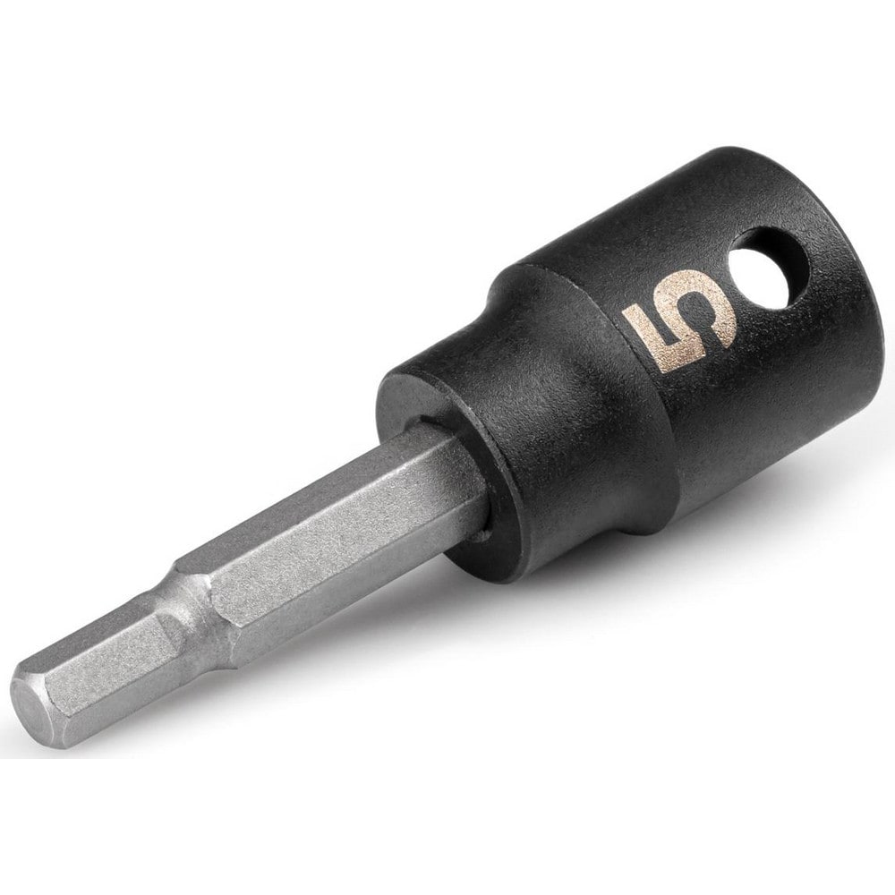 Impact Hex & Torx Bit Sockets; Drive Size: 3/8; Hex Size (mm): 5.000; Bit Length (Decimal Inch): 1.16