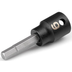 Impact Hex & Torx Bit Sockets; Drive Size: 3/8; Hex Size (mm): 6.000; Bit Length (Decimal Inch): 1.16