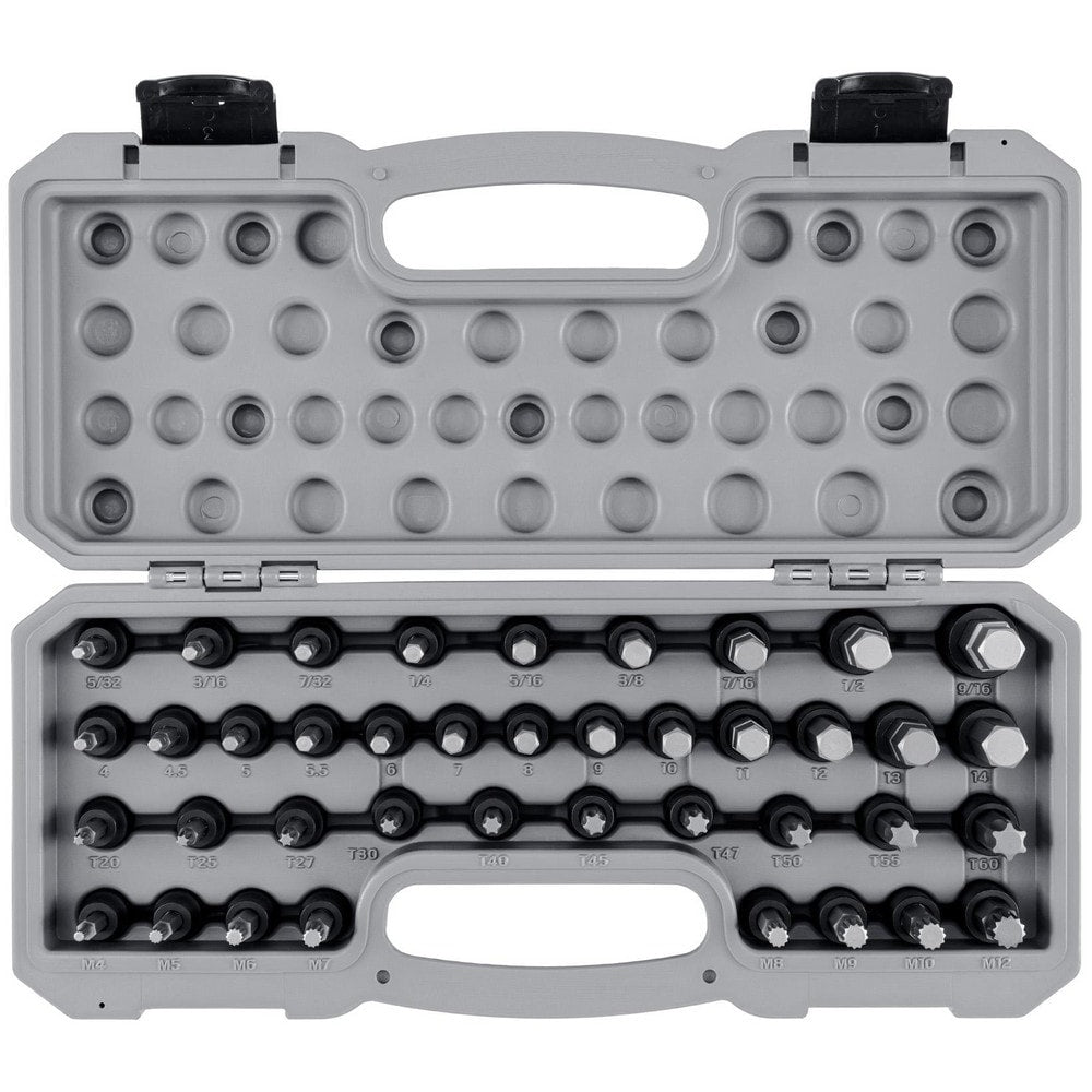 Socket Sets; Set Type: Impact; Measurement Type: Inch & Metric, Torx; Drive Size: 3/8 in; Minimum Size (Inch): 5/32; Minimum Size (mm): 4.00; Minimum Size (Torx): T20